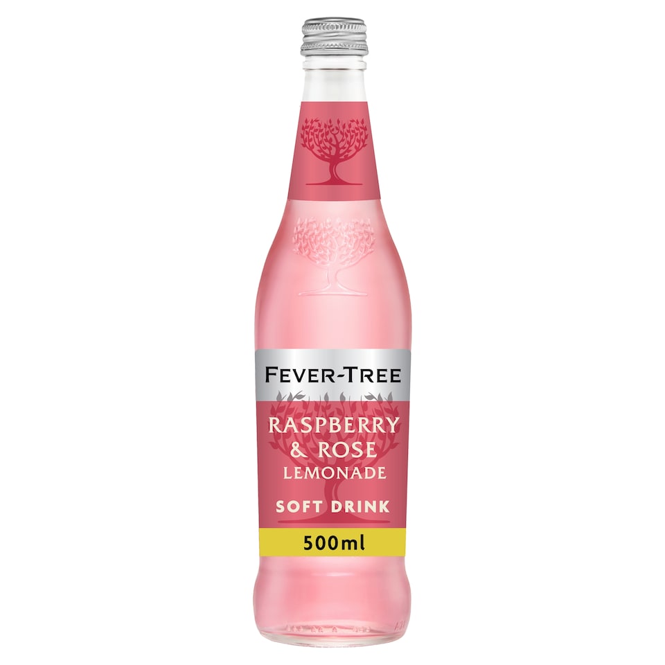 Fever Tree Sparkling Refreshingly Raspberry Lemonade soft drink 500Ml
